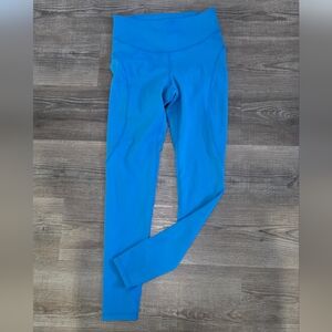Old Navy Women's Blue fleece lined Leggings size medium NWNT
